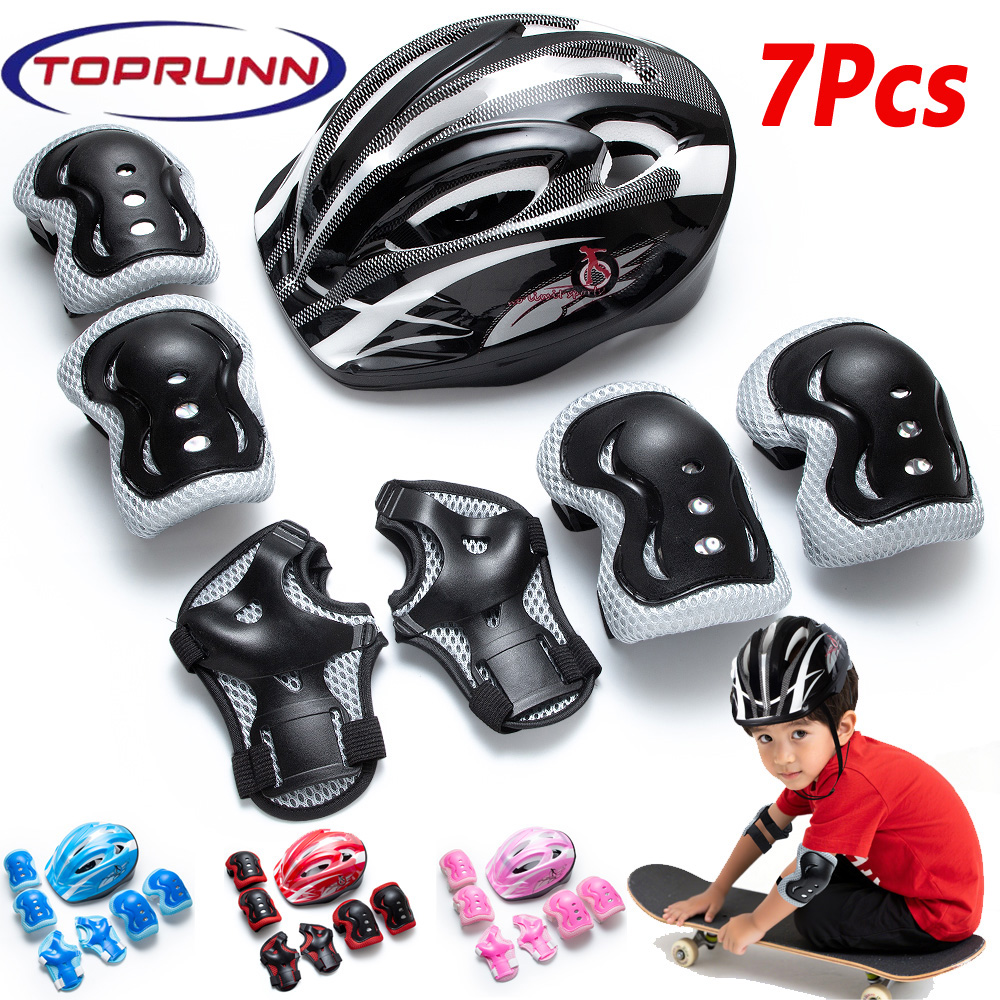 Cycling Safety Gear For Kids - 7 in 1 Kids Protective Gear