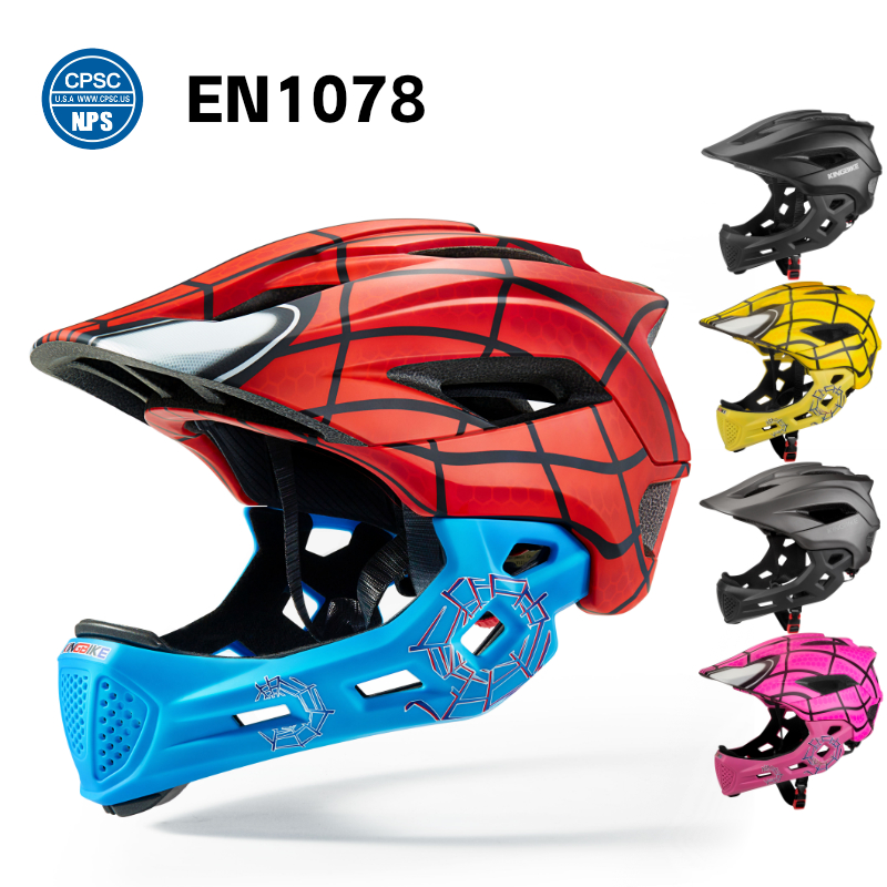 Cycling Safety Gear For Kids - BATFOX Kids Full Face MTB Bicycle