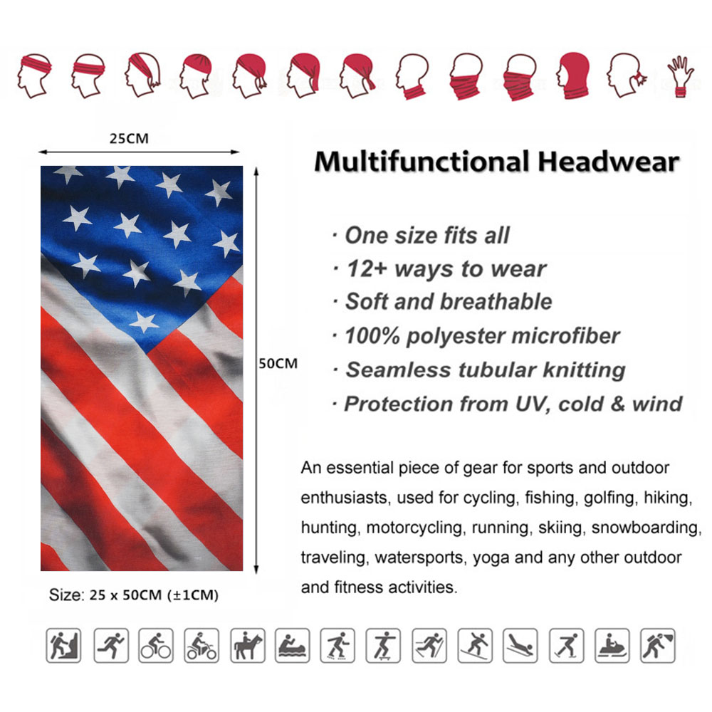USA Flag Pattern Sun Protectiv - Cycling Gear Men 评论和价格