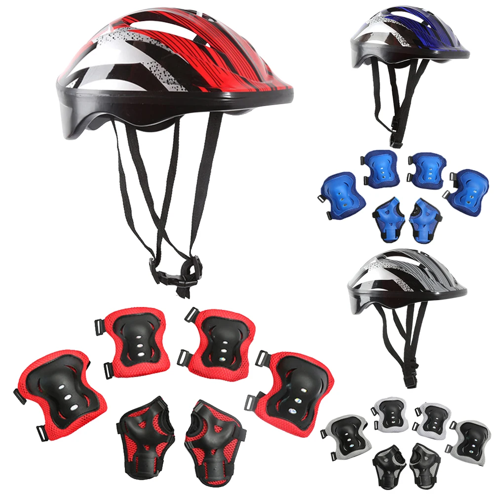 7Pcs Bicycle Sport Protective  - Cycling Safety Gear For Kids 评论和价格
