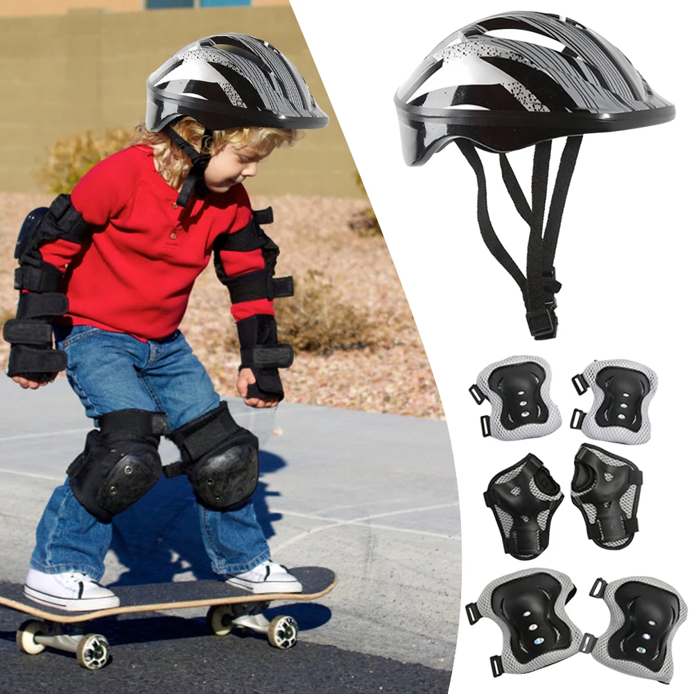 7Pcs Bicycle Sport Protective  - Cycling Safety Gear For Kids 评论和价格