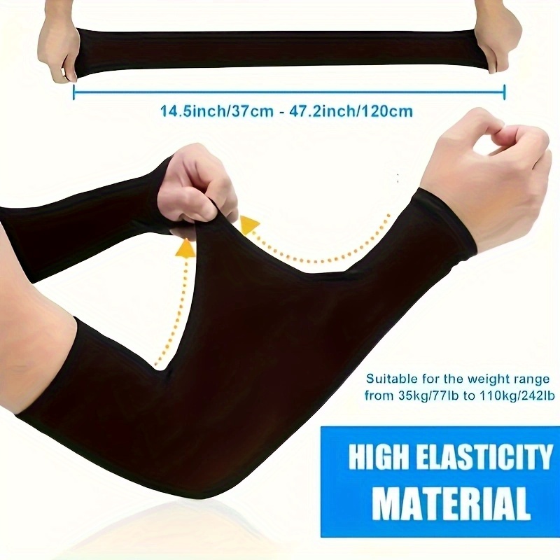 2pcs Ice Silk Arm Sleeves, Bre - Cycling Gear Men 评论和价格