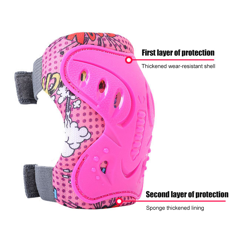 Kids Knee & Elbow Pads Set - P - Cycling Safety Gear For Kids 评论和价格