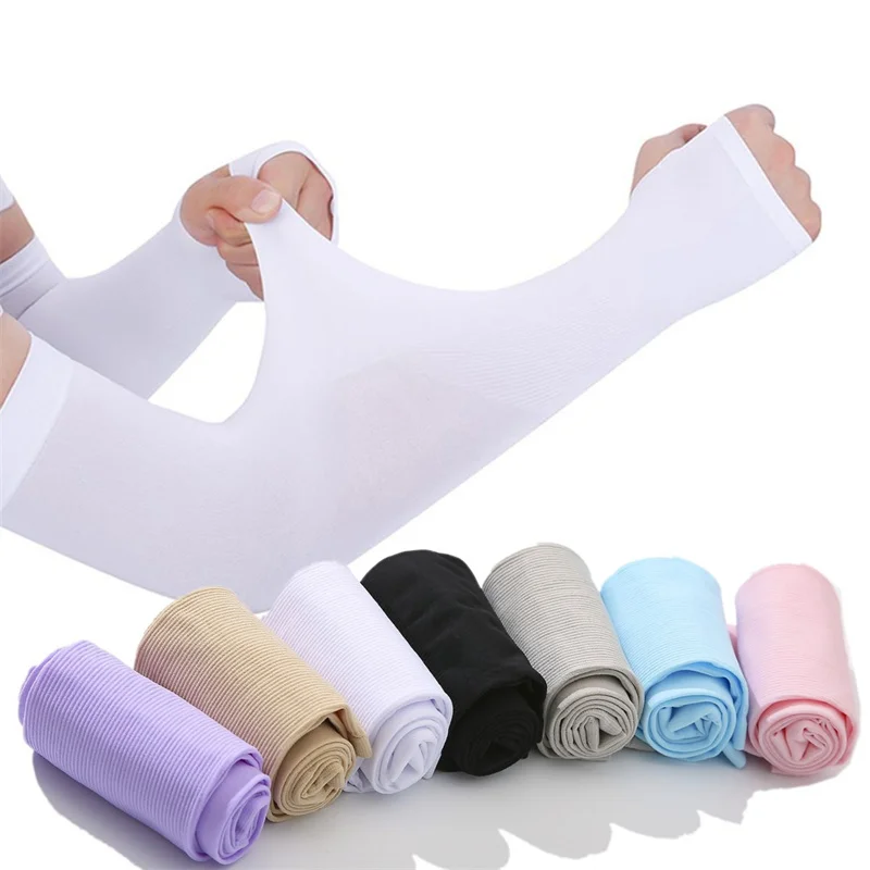 Sunscreen Ice Silk Sleeve for  - Cycling Gear Men 评论和价格