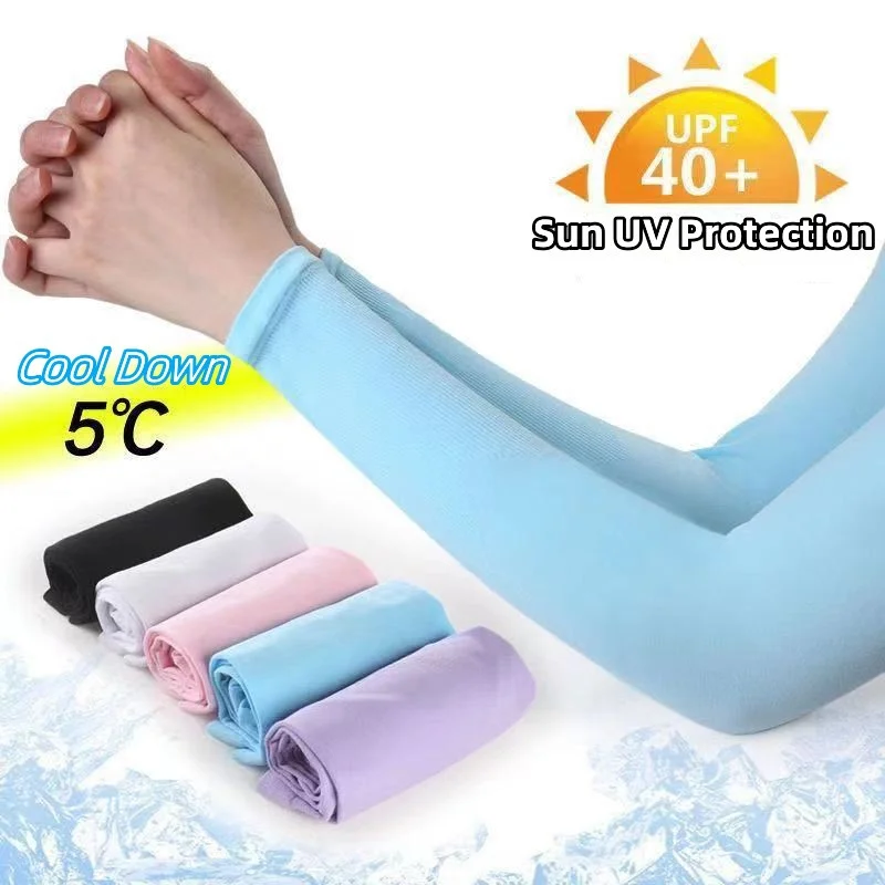 Sunscreen Ice Silk Sleeve for  - Cycling Gear Men 评论和价格