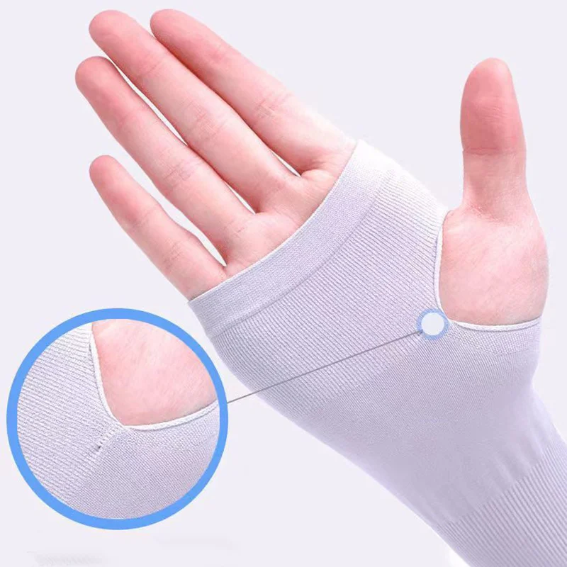 Sunscreen Ice Silk Sleeve for  - Cycling Gear Men 评论和价格