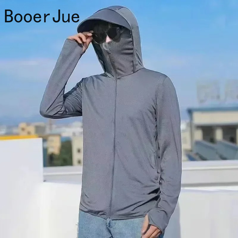 UPF50+ Men's Sun Protection Th - Cycling Gear Men 评论和价格