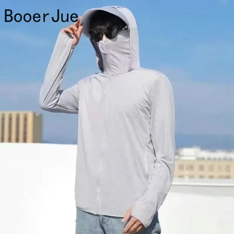 UPF50+ Men's Sun Protection Th - Cycling Gear Men 评论和价格