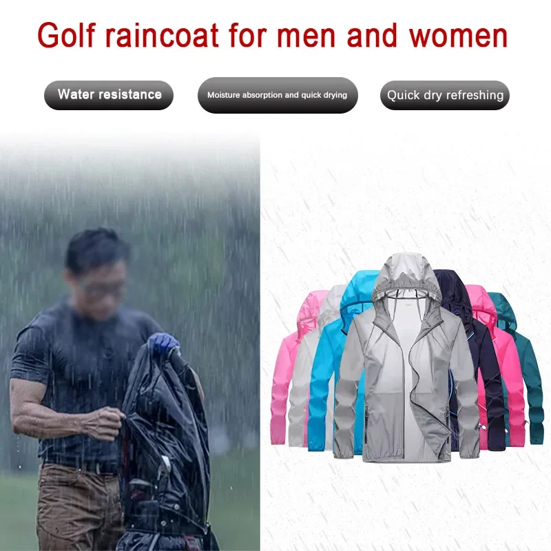 Golf Raincoat Lightweight Jack - Cycling Gear Men 评论和价格