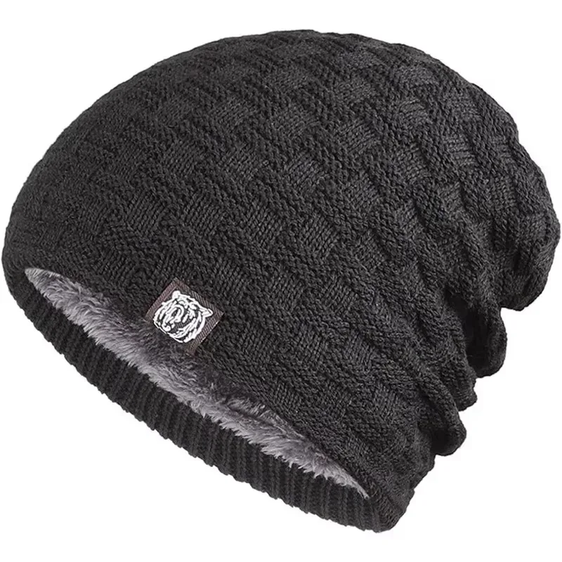 Mens Plush Lining Beanie Winte - Cycling Gear In Winter 评论和价格