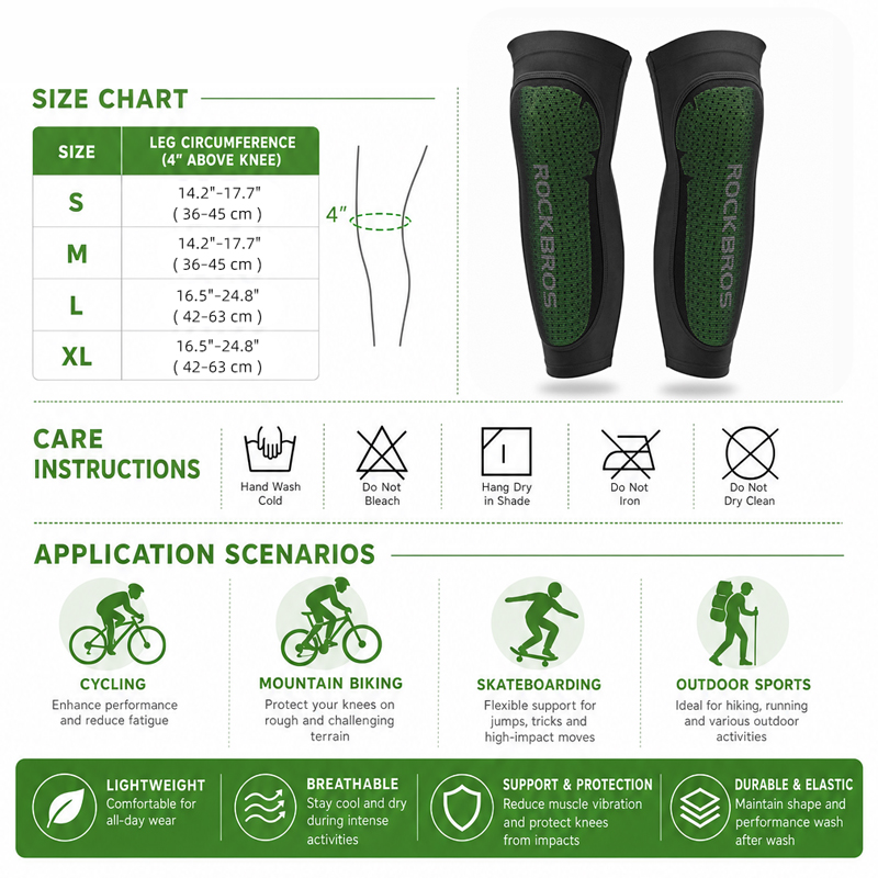 ROCKBROS Cool Sport Legs MTB C - Cycling Gear Men 评论和价格