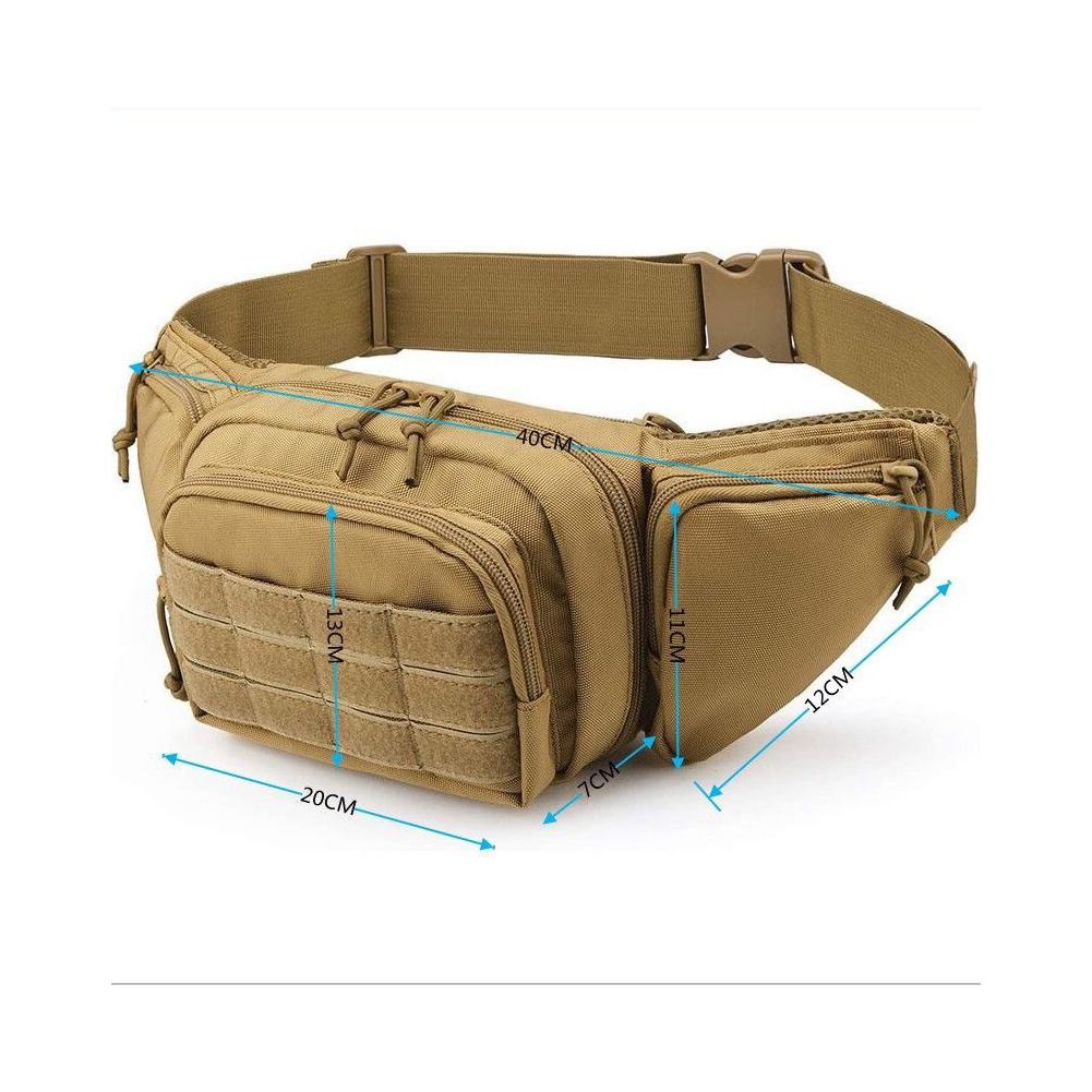 Tactical Waist Pack Waterproof - Cycling Gear Men 评论和价格