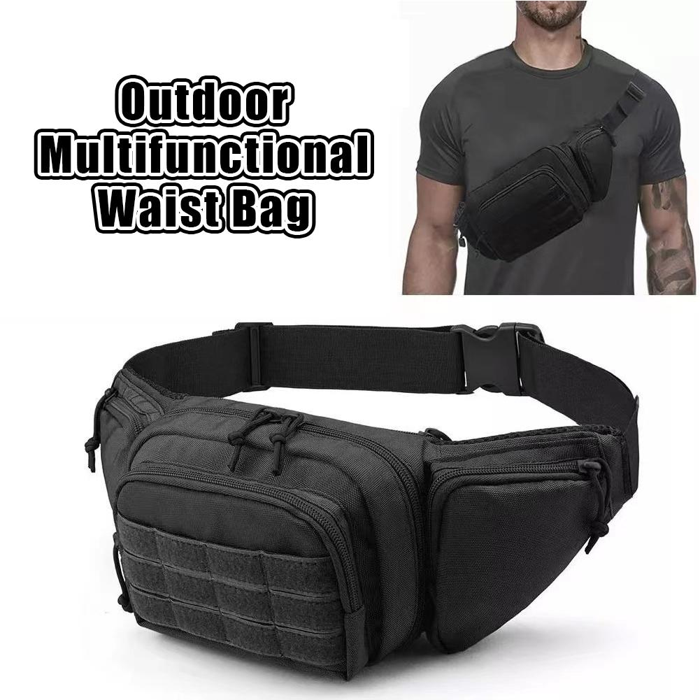 Tactical Waist Pack Waterproof - Cycling Gear Men 评论和价格
